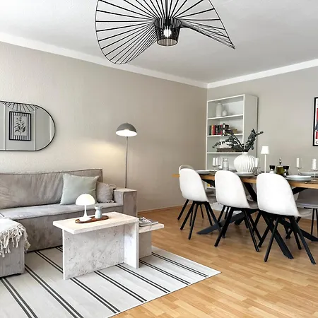 Apartment Hyggeliving - 90qm - Balkon - 55 Zoll Tv - Boxspringbetten - Kueche - Jette Bad Harzburg